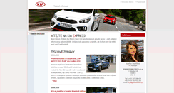 Desktop Screenshot of kia-express.cz